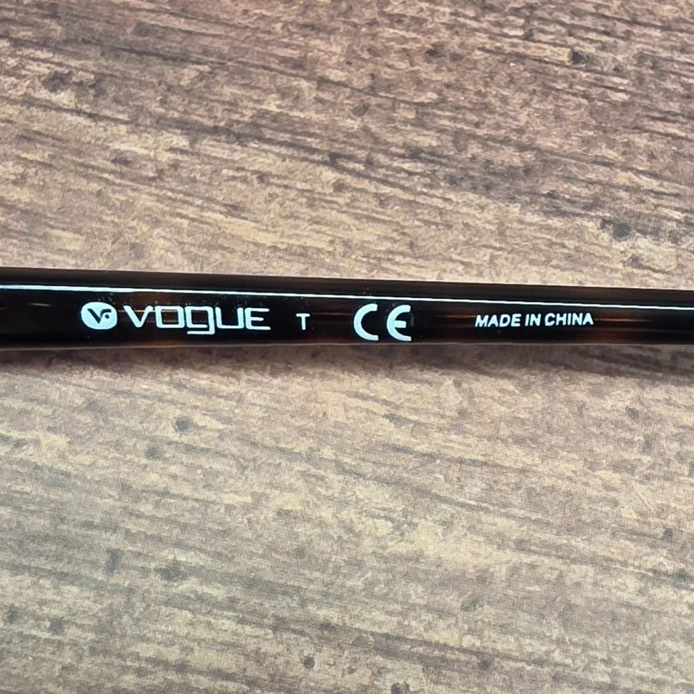 Vogue Eyeglasses Frames VO 3985-B 756-S Brown Tortoise Silver 52-17-135